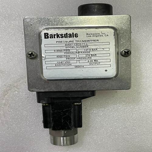 议~Barksdale压力开关 405N1-12CG-11-L