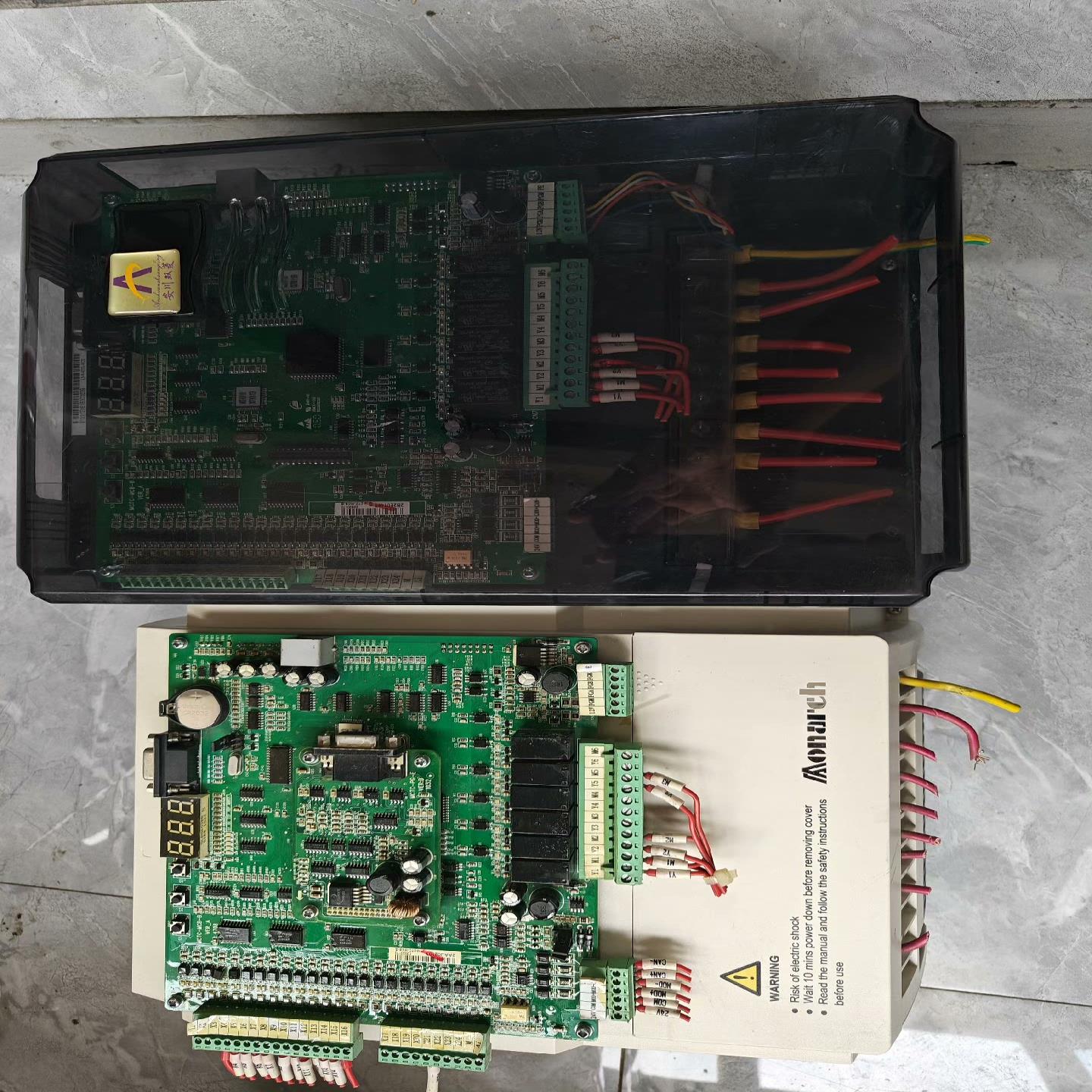 安川双菱电梯默纳克变频L1-A-4015-ACS上防尘罩壳一