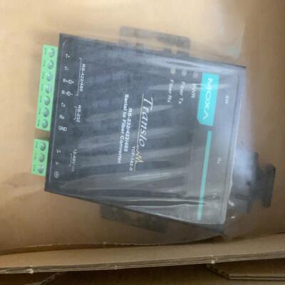 MOXA单模宽温rs-232422485光纤转换器议价