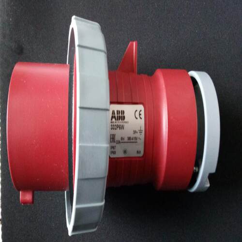 ABB四极工业插头 332P6W 32A 380-415V议价