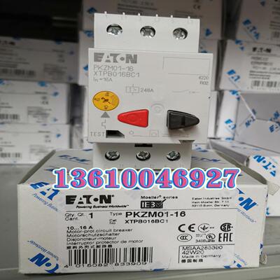 EATON MOELLER马达开关PKZM01-16  进口议价