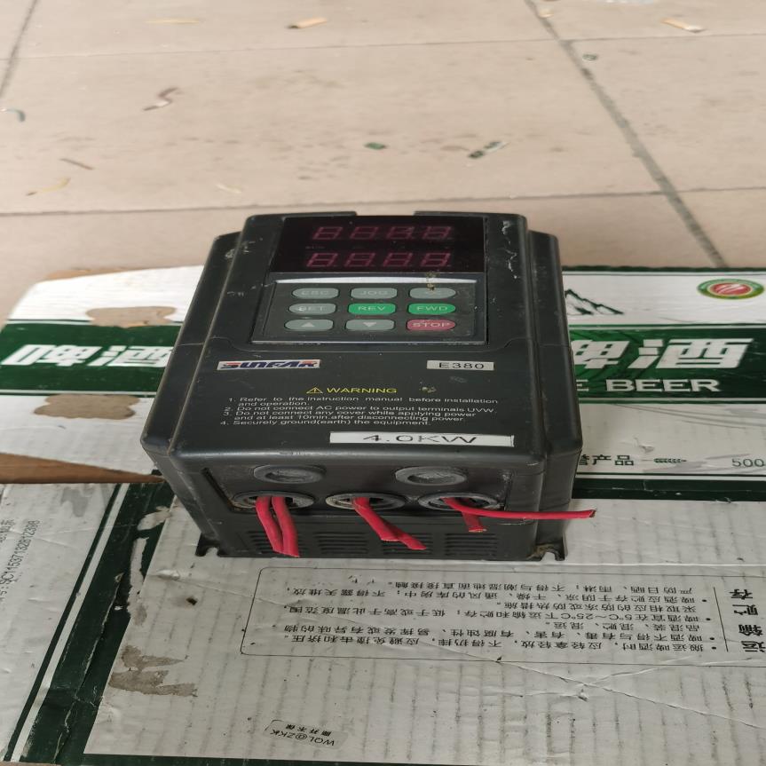 （设备配件）拆机四方变频器E380-4T0040 4KW实物拍摄，功能包