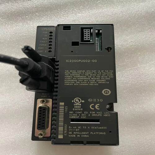 （设备配件）GE IC200CPU002-GG，功能包好，成色如图所示，
