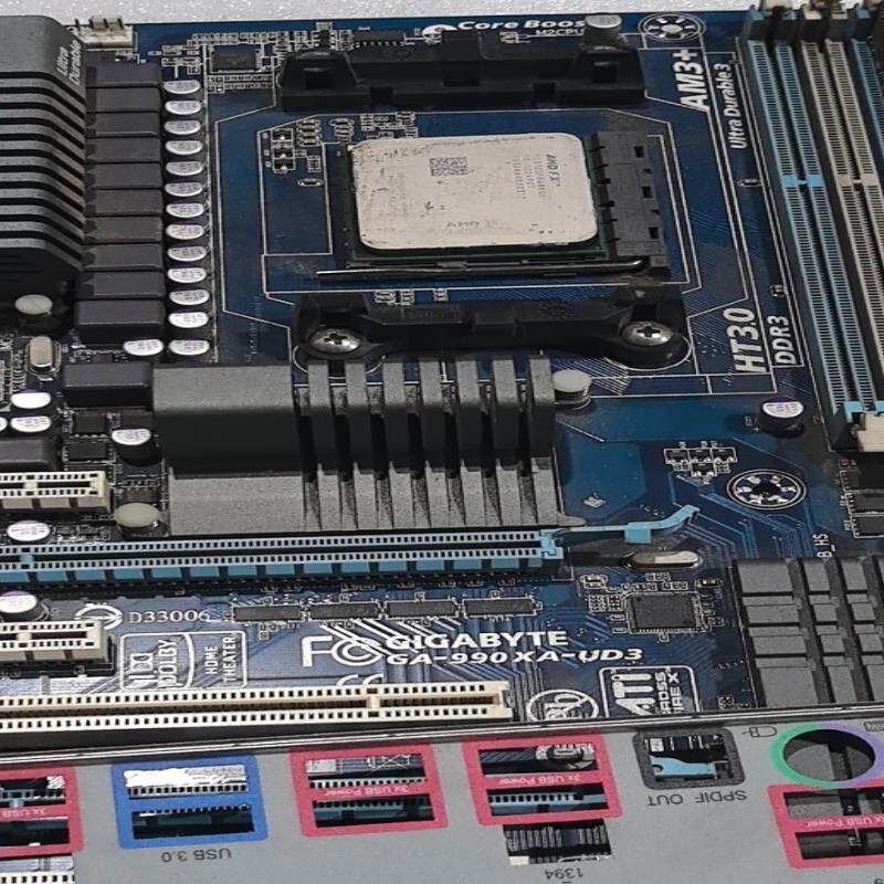 -990x-ud3＋fx8120 cpu ＋4内