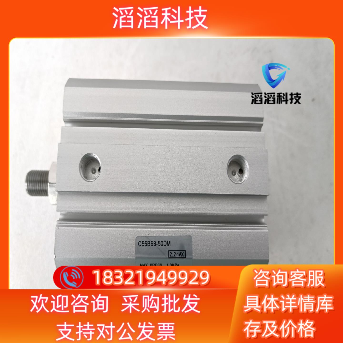 现货原装SMC气缸C55B63-50DM195数