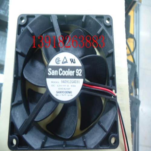 双滚珠轴流风扇9A091AG4031 DC12V 0.39A 92X25议价