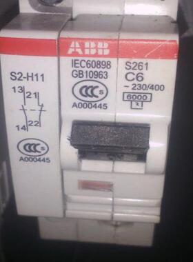 ABB微型断路器 S261-C6，S261-D6，S261-D20议价