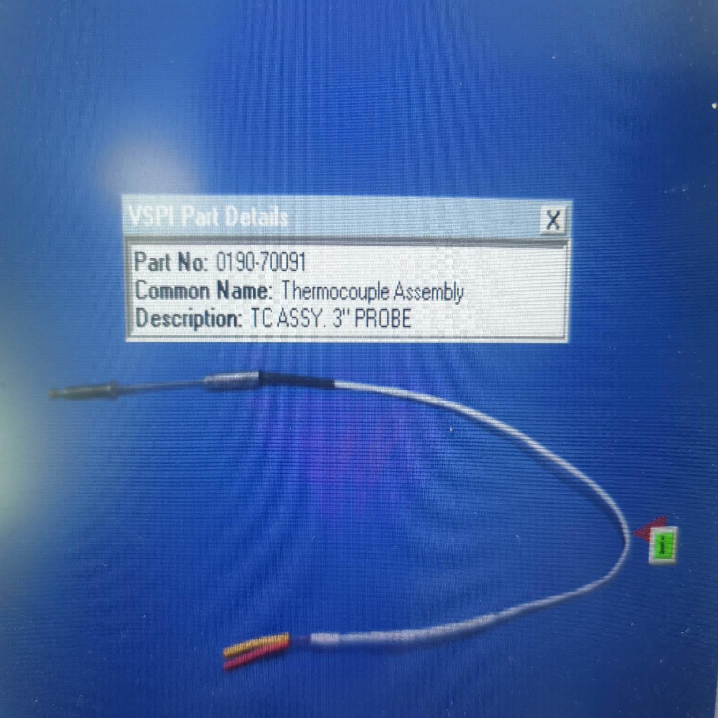 （设备配件）Assemb70091 Thermocouple- 0190