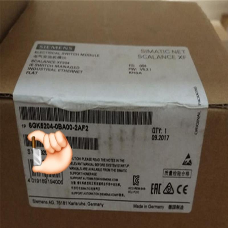 未开封6GK5204-0BA00-2AF2质保一年  现(崽崽配件）