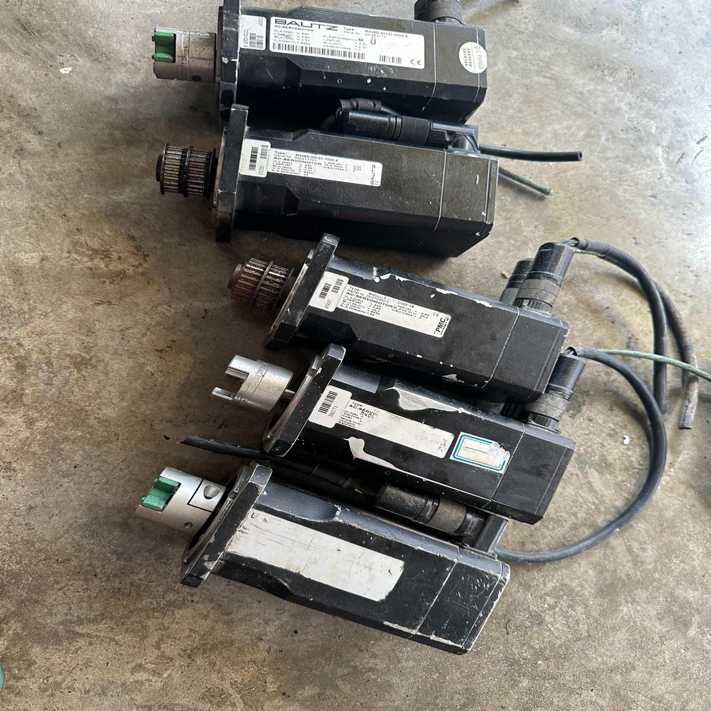 （设备配件）拆机BAUTZ宝茨伺服电机M4046D-00101-000-