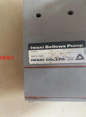 易威奇补液泵 Iwaki BeIIows Pump SFD-