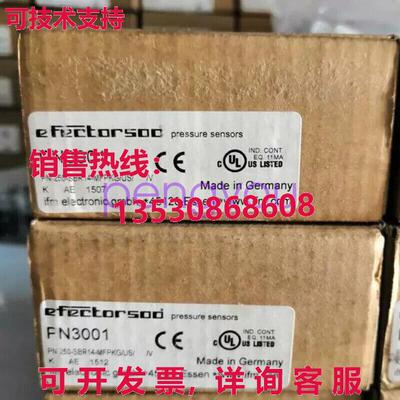 IFM PN3001压力传感器PN-250-SBR14-MFPKG/US/V库存现货