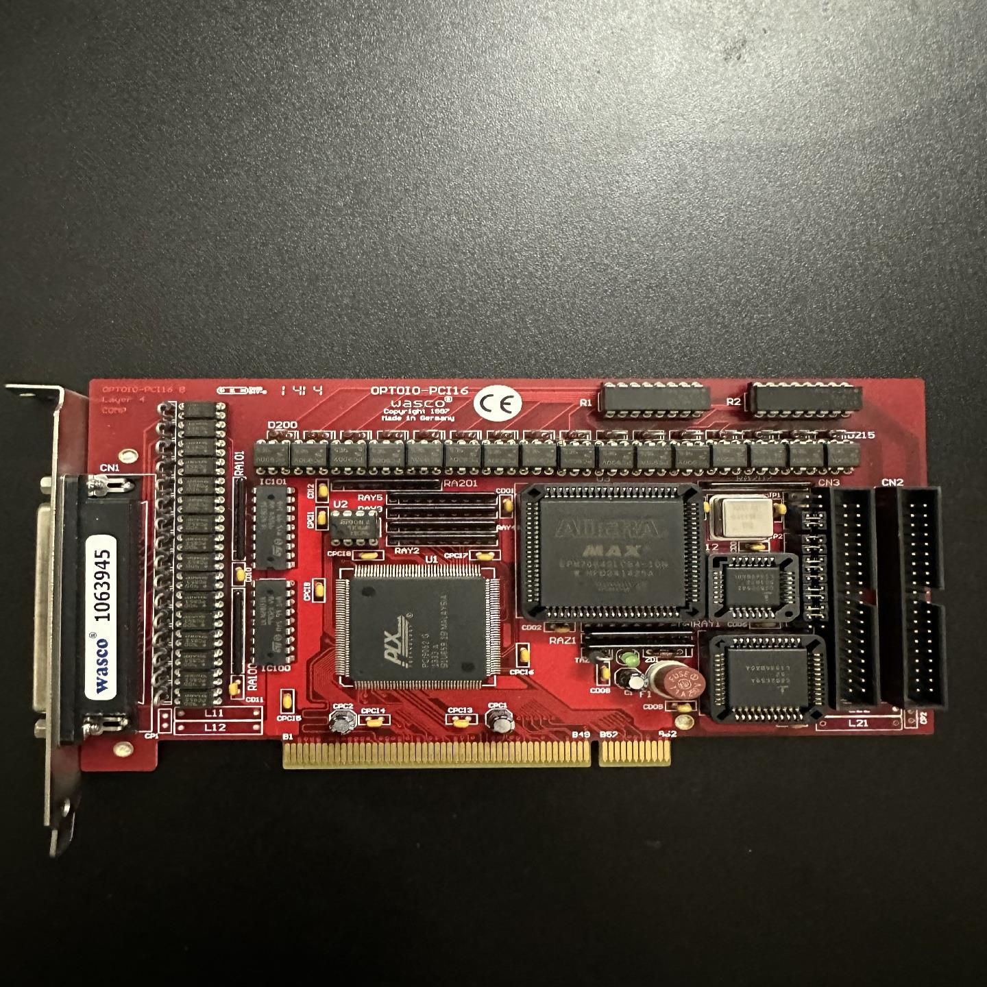 {雅致机械商行}德国 WASCO OPTOIO-PCI16 工业设备机采集卡