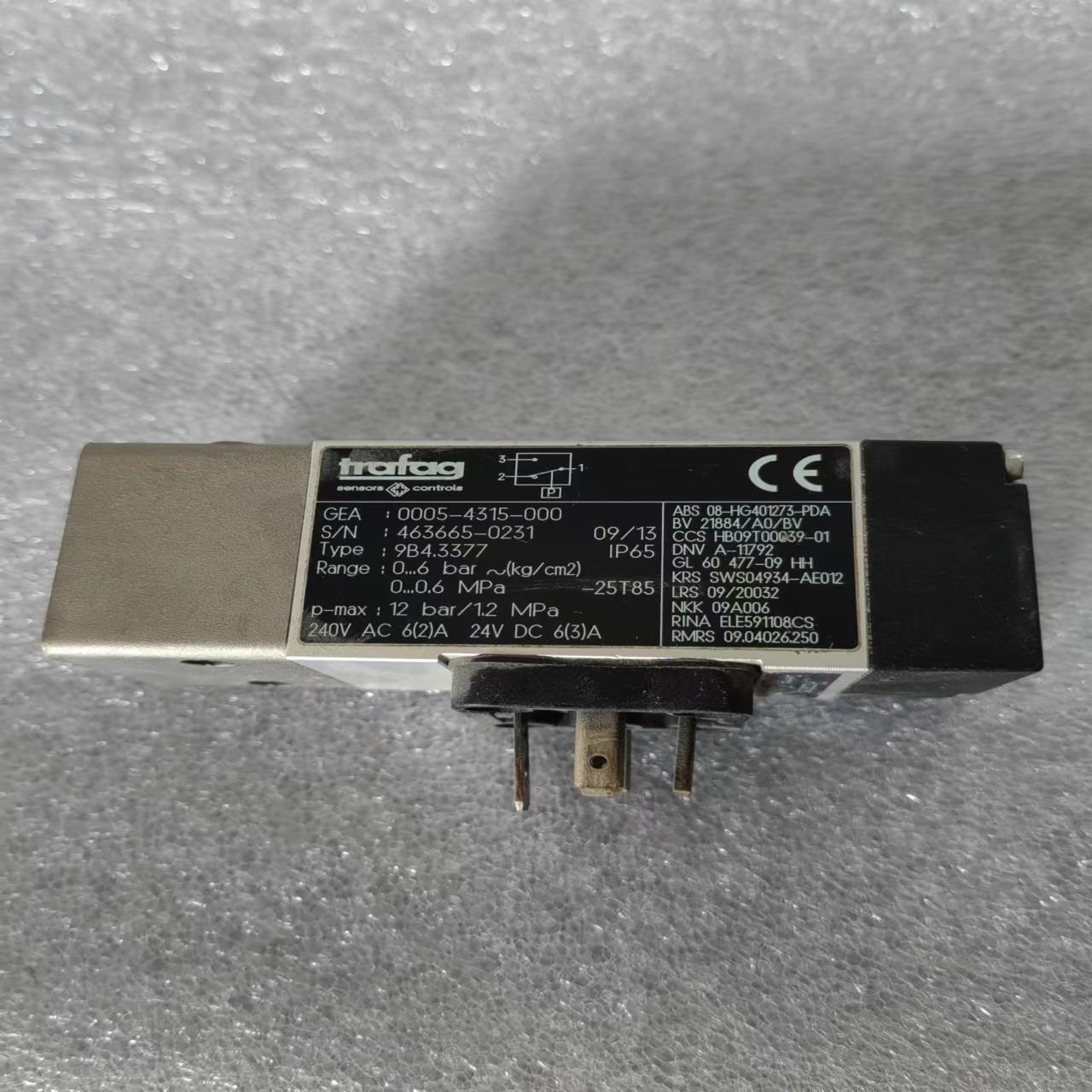trafag 9B4.3377 压力开关 全新原装正品 议价