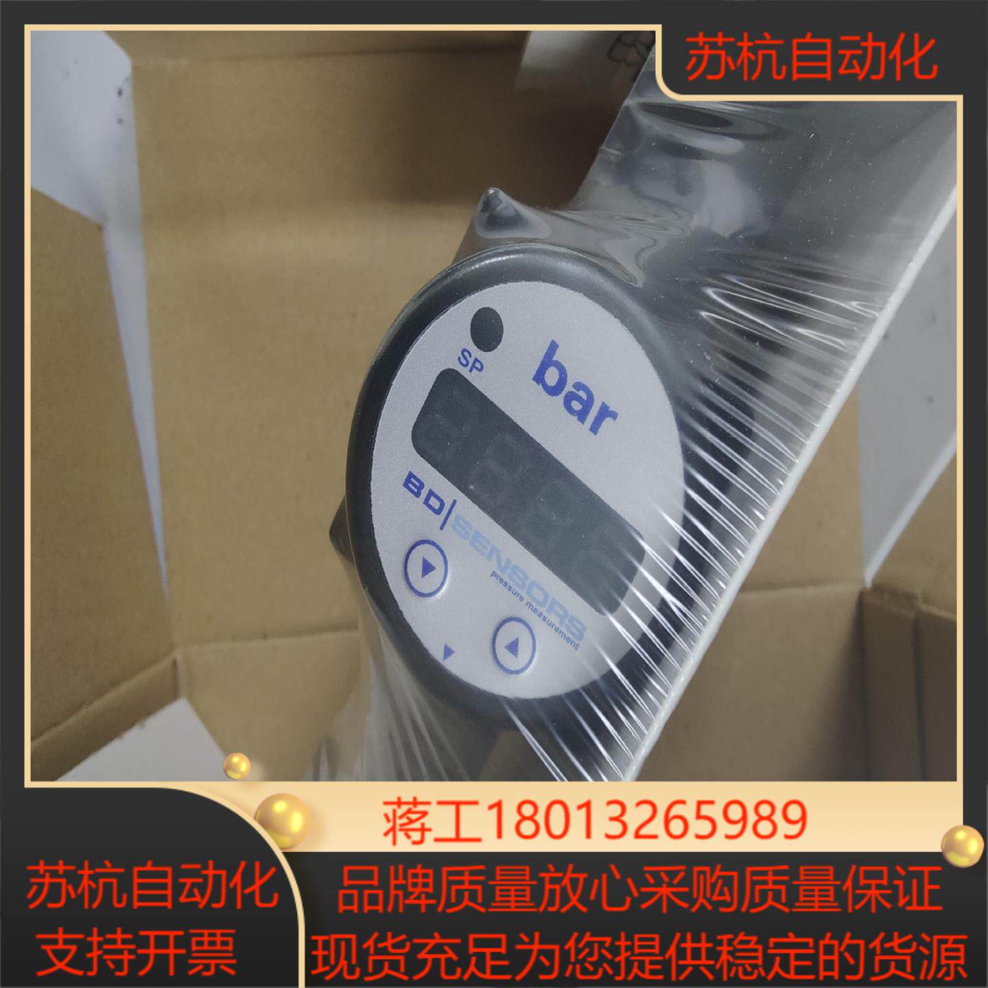 全新德国原装BD SENSORS压力传感器，带数显，DS 2
