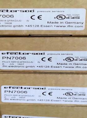 [德峰]Ifm PN7006 易福门压力传感器 PN-2.5-RBR