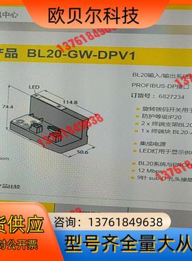 全新原装图尔克模块BL20-GW-DPV1