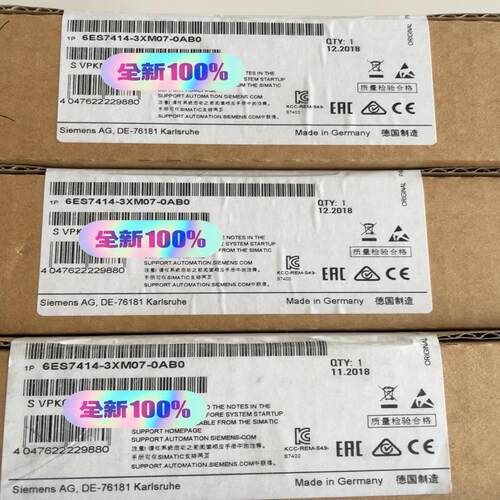 【工控自动化】闲置S7414-3XM07-0AB0未拆封议价