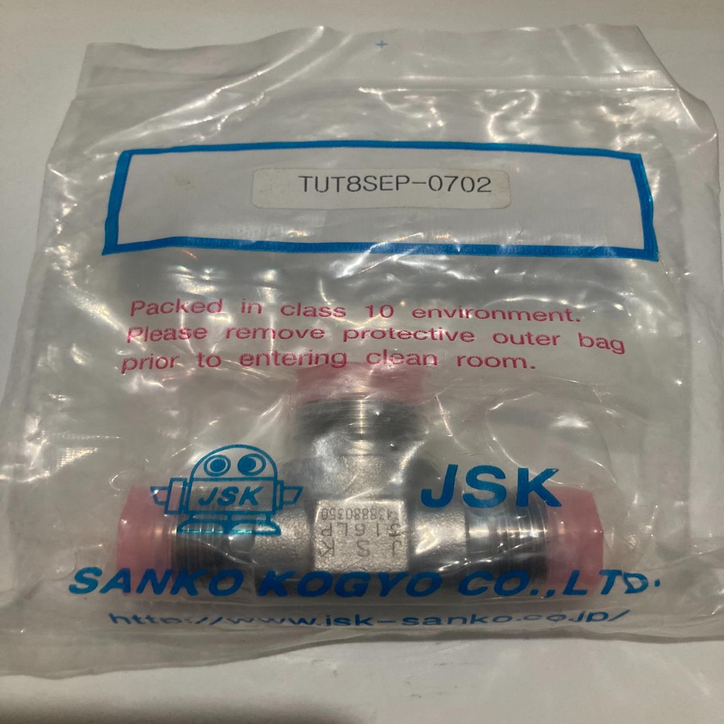 JSK 1/2 VCR外螺纹三通接头EP级，优惠处理