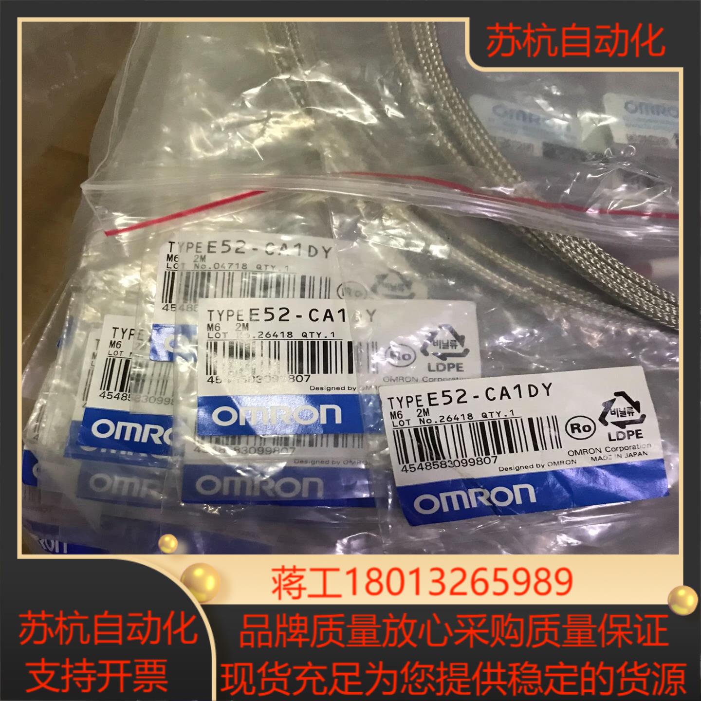 E52-CA1D 2米线长热电偶 原装