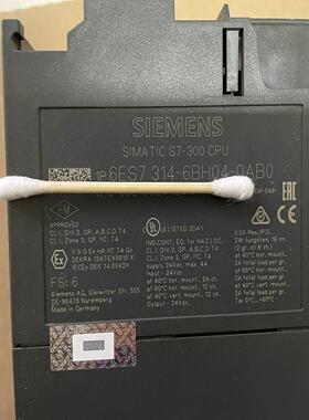 【工控自动化】闲置S7314-6BH04-0AB0品牌型号 31议价
