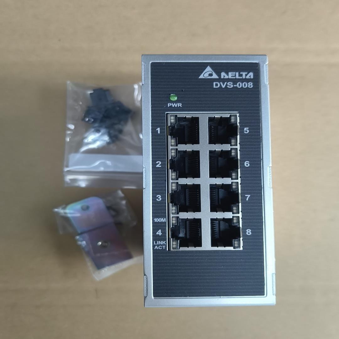 台达8口DVS-008I00交换机，全新没有装未使用，