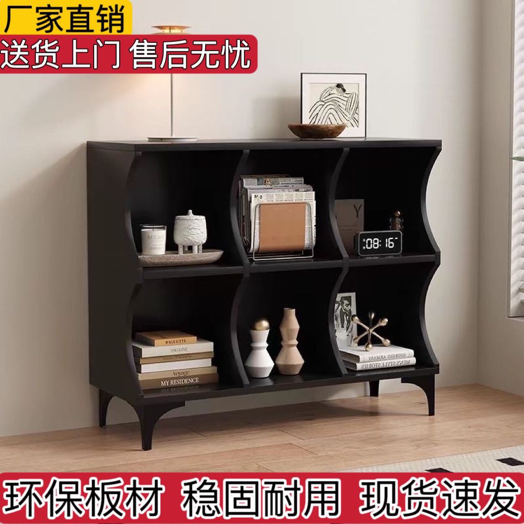 简约现代书柜门厅柜收纳柜客厅柜储物餐边柜室内收纳柜创意格子柜
