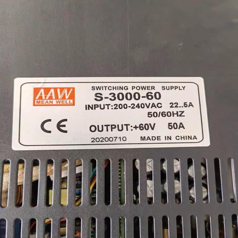 明伟可调稳压开关电源S-3000-60 60V 50Aj
