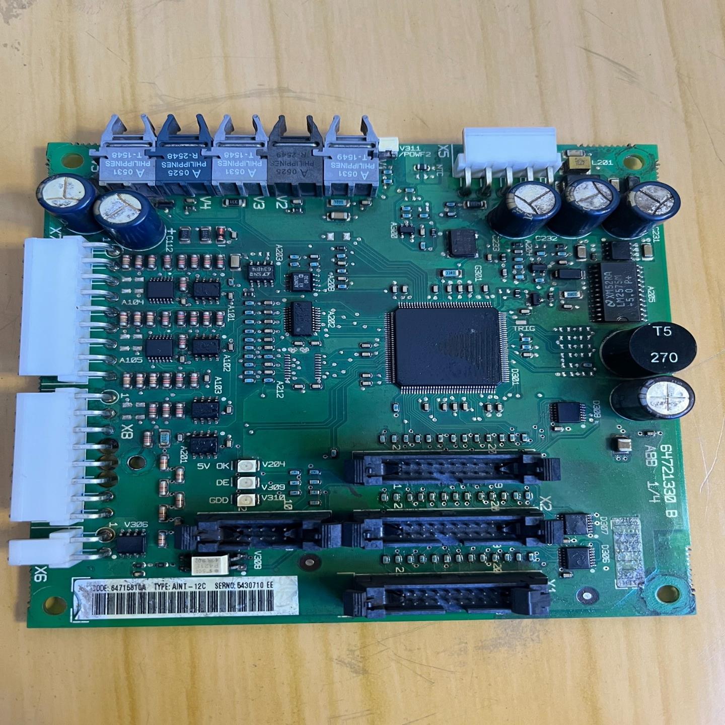 议~AINT-12C ABB800多传光纤信号板 原装拆机功能包