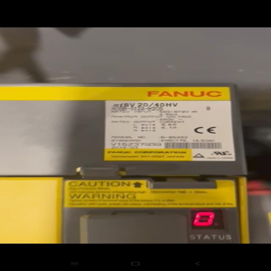 发那科驱动器A06B-6124-H206*1，发货前拍照