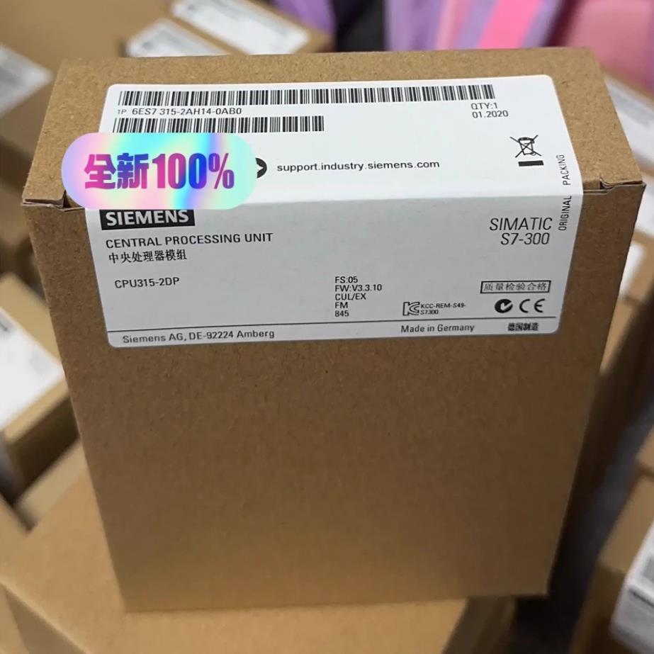 全新6ES7315-2AH14-0AB0 现货当天发