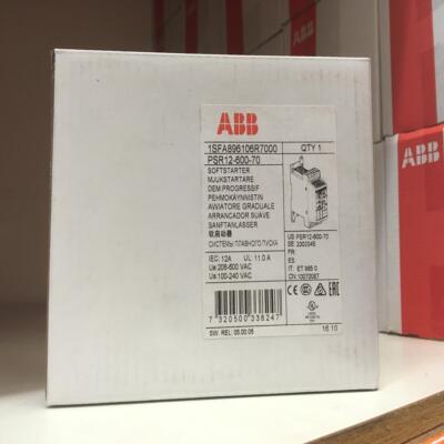 ABB软启动器 PSR12-600-70 AC100-240V | AC208-600V | 5.5kW议价