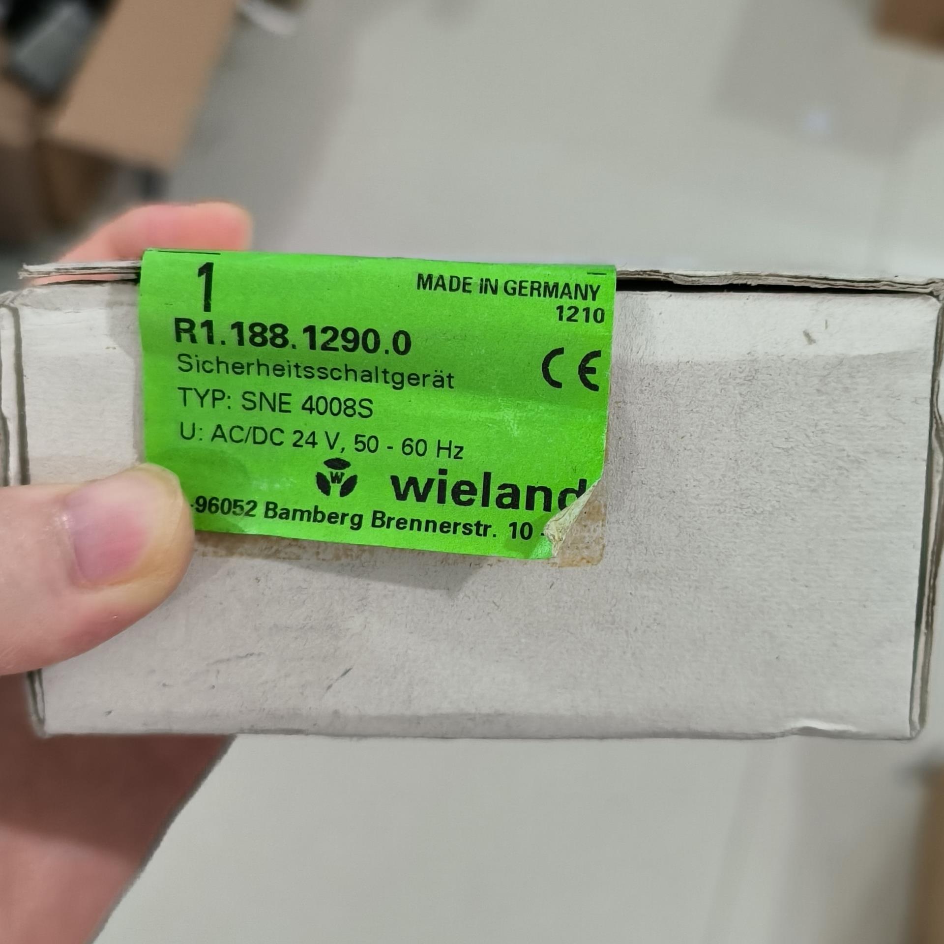 SNE 4008S德国威琅Wieland安全继电器