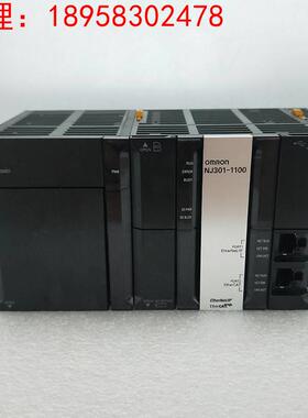 亚辉 日本进口OMRON/欧姆龙NJ301-1100 PLC可编程控制器95新实拍