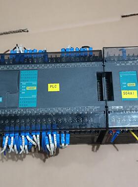[德峰]海为PLC 主机 T48S0T  扩展S04AI 拆机一套