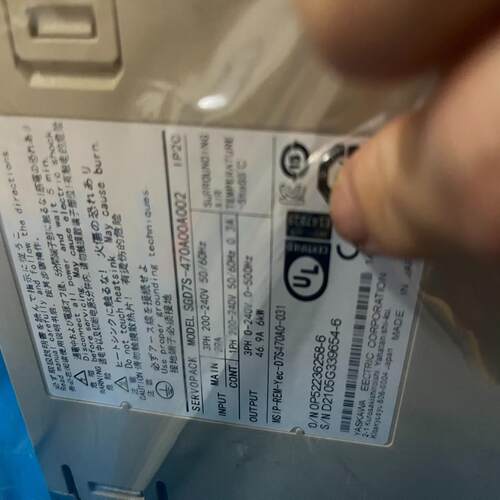 议~SGD7S-470A00A002 SGD7S-470A00