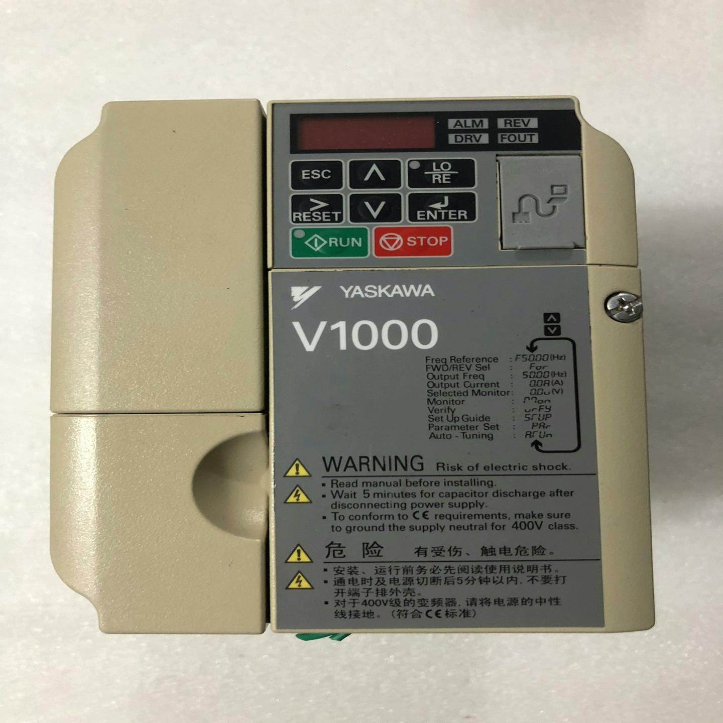 安川变频器一台  CIMR-VB4A0005BBA(2.2/