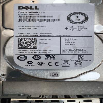 Dell/戴尔 1TB 7.2K ST91000640SS