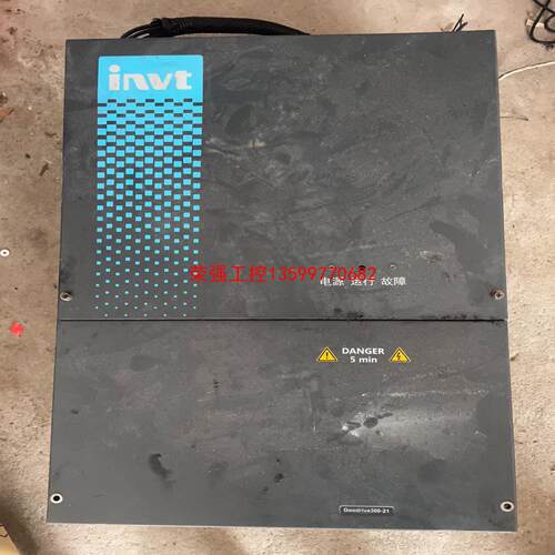 【荣强工控】二手英威腾55KW空压机变频器，GD300-21-055G-