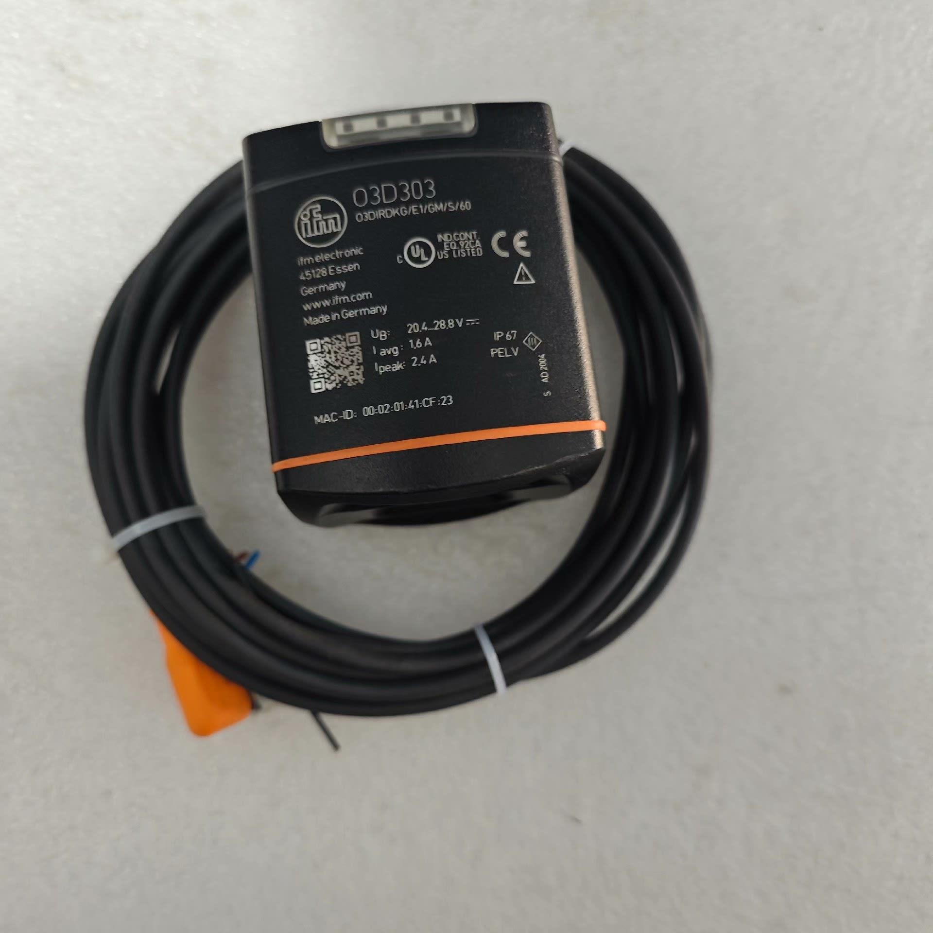 IFM/易福门 O3D303 3D物体识别传感器