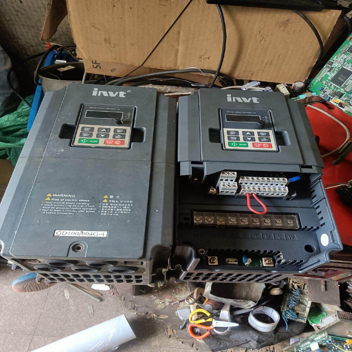 英威腾4KW变频器GD100-004G-4,来的的配件