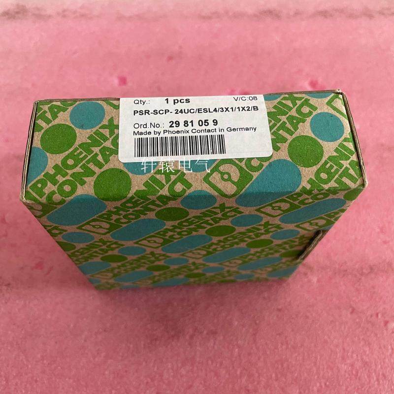 菲尼克斯安全继电器2981059 PSR-SCP-24UC/ESL4/3X1/1X2/B