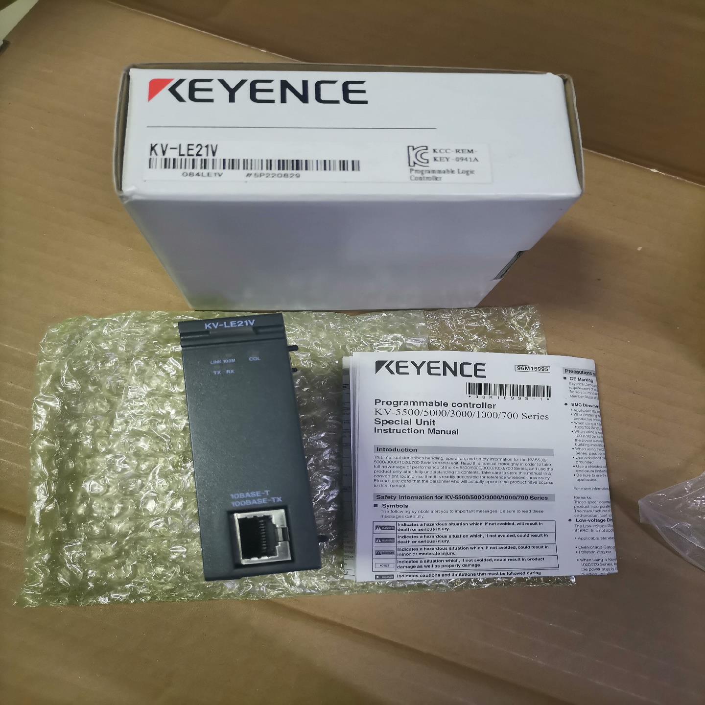 KV-LE21V基恩士模块全新原装正品，里外编号不一致，实物