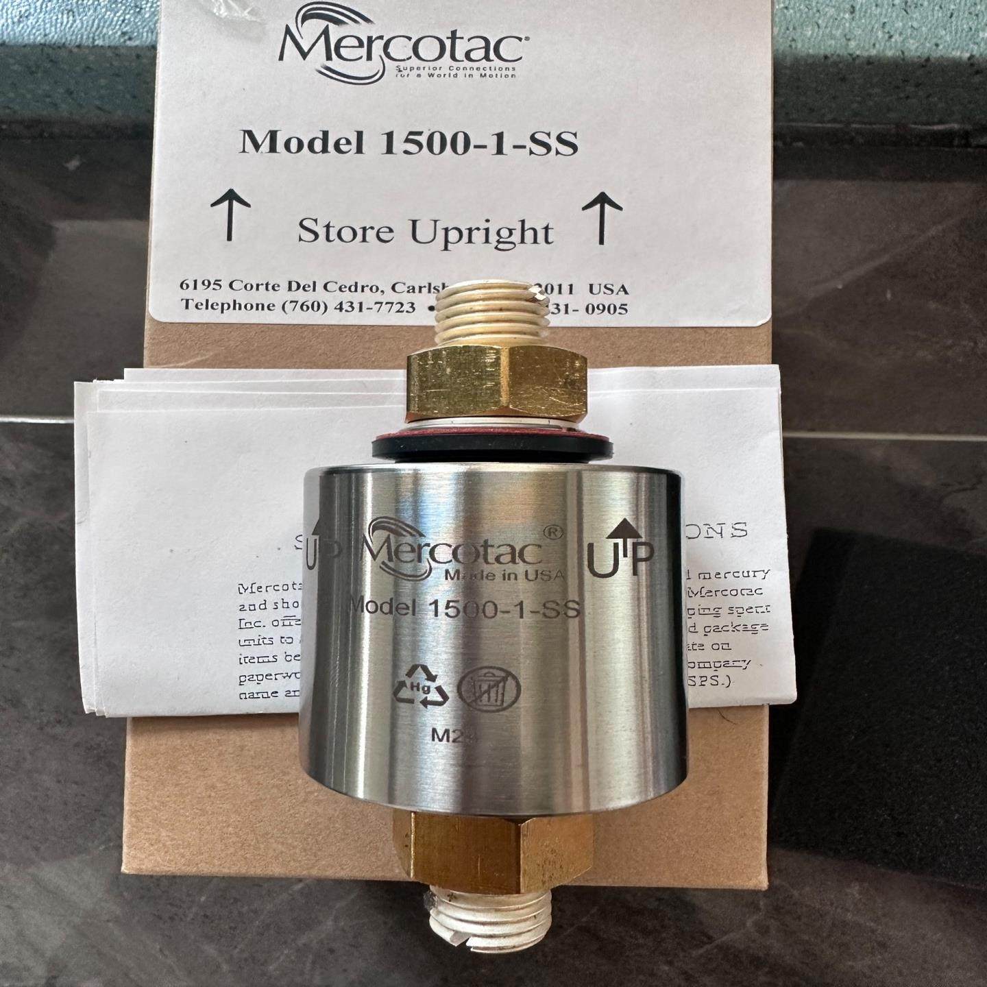Mercotac水银旋转连接器1500-1-SS全新现货