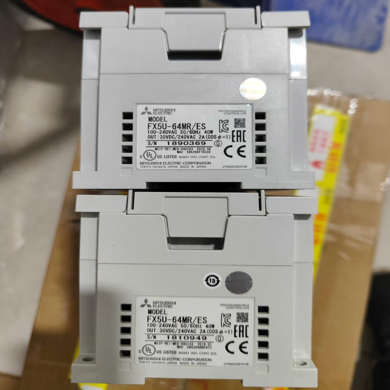 FX5U-64MR/ES，成色如图很新，功能包好（崽载电子）