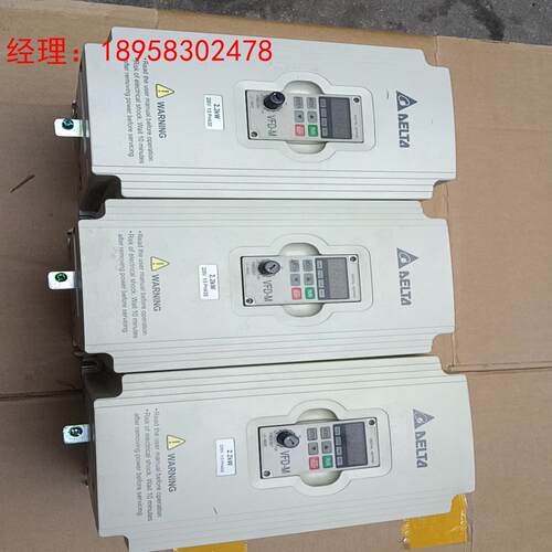 原装台达220v2.2Kw重载变频器，外观完整功能正常包好。