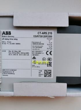 ABB电子三相监测继电器CT-ARS.21S 1SVR730120R3300议价