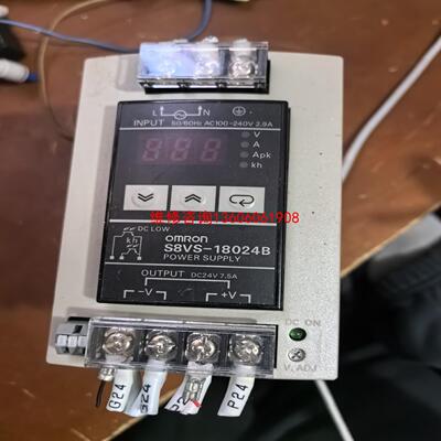（请询价）S8VS-18024B数显导轨电源24V180W议价