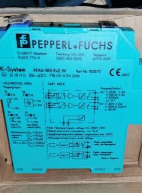 PF倍加福安全栅安全继电器KFA6-SR2-Ex2.W货号