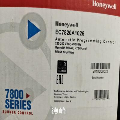 [德峰]霍尼韦尔EC7820A1026议价
